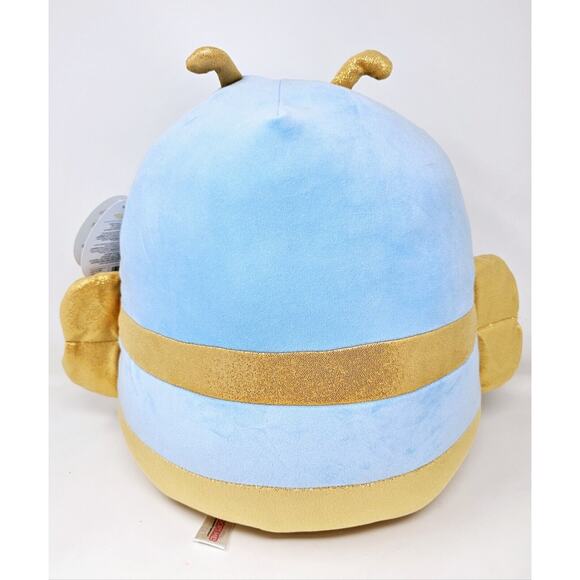 Squishmallows Adopt Me! Queen Bee 14" Blue Gold Glittery Shiny 2023 Kellytoy NWT - Picture 3 of 9